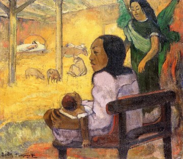 Baby The Nativity Post Impressionism Primitivism Paul Gauguin Oil Paintings